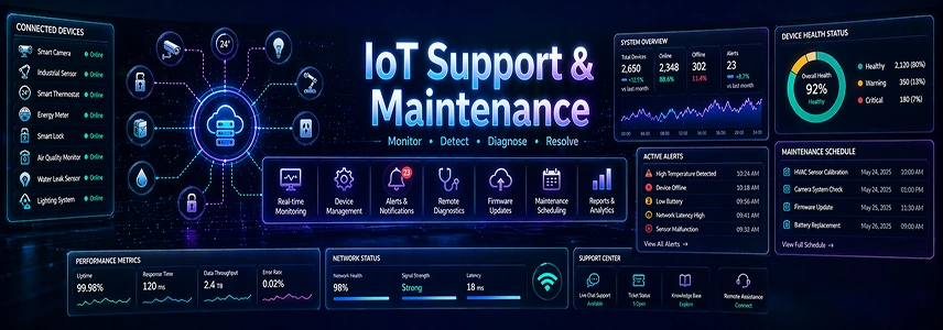 IoT maintenance and support services